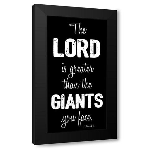 Great Lord Black Modern Wood Framed Art Print with Double Matting by Prime, Marcus