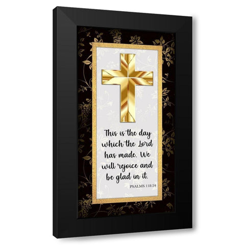The Lords Day Black Modern Wood Framed Art Print by Prime, Marcus