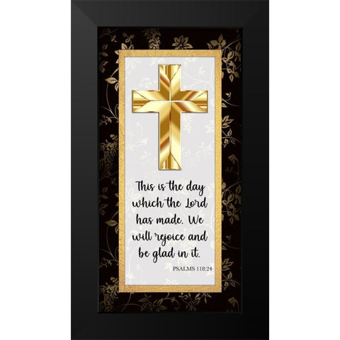The Lords Day Black Modern Wood Framed Art Print by Prime, Marcus