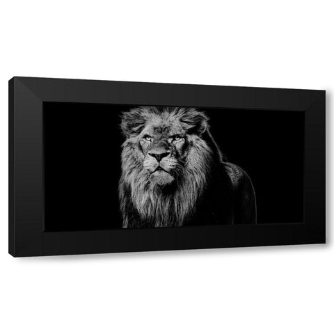 King Emerges 1 Black Modern Wood Framed Art Print by Prime, Marcus