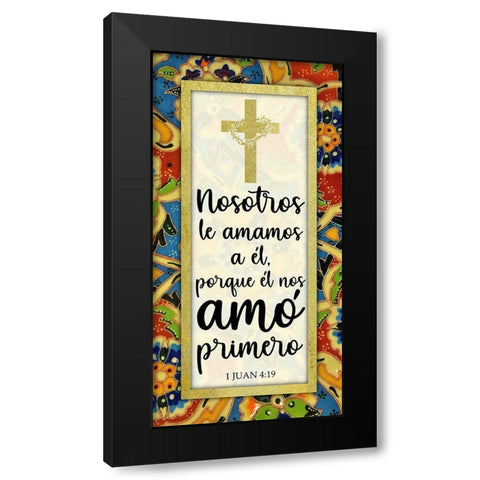 Amo Primero Black Modern Wood Framed Art Print with Double Matting by Prime, Marcus