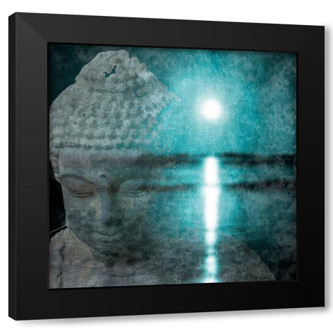 Spiritual Dawn Black Modern Wood Framed Art Print with Double Matting by Prime, Marcus