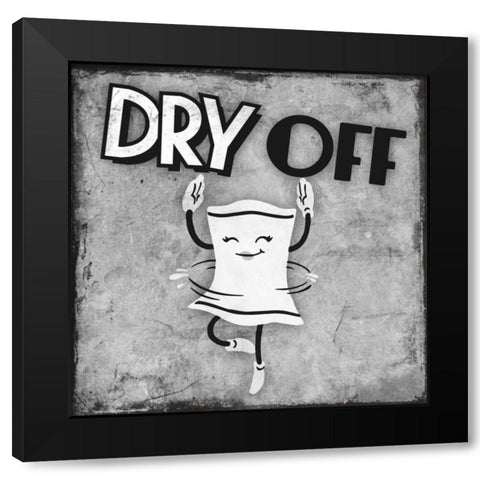 Retro Dry Dance Black Modern Wood Framed Art Print by Prime, Marcus