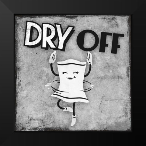 Retro Dry Dance Black Modern Wood Framed Art Print by Prime, Marcus