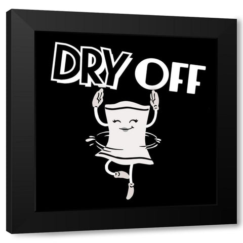Retro Dry Dance 2 Black Modern Wood Framed Art Print by Prime, Marcus