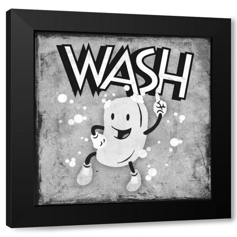 Retro Soap Dance Black Modern Wood Framed Art Print with Double Matting by Prime, Marcus