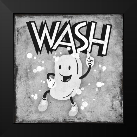 Retro Soap Dance Black Modern Wood Framed Art Print by Prime, Marcus