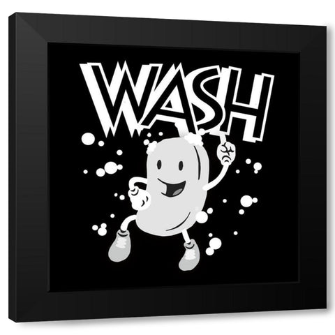 Retro Soap Dance 2 Black Modern Wood Framed Art Print by Prime, Marcus