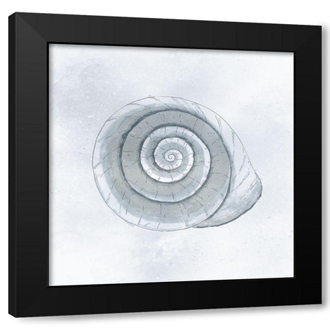 Shell Storm Black Modern Wood Framed Art Print by Prime, Marcus