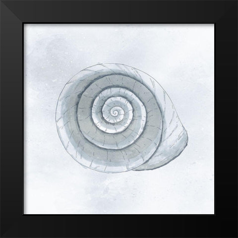Shell Storm Black Modern Wood Framed Art Print by Prime, Marcus