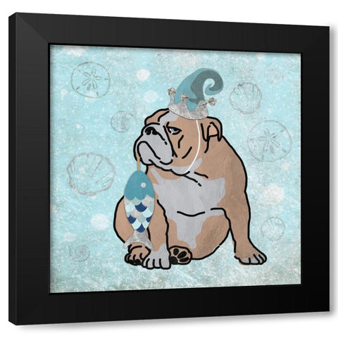 Merry Seasmas Black Modern Wood Framed Art Print with Double Matting by Prime, Marcus