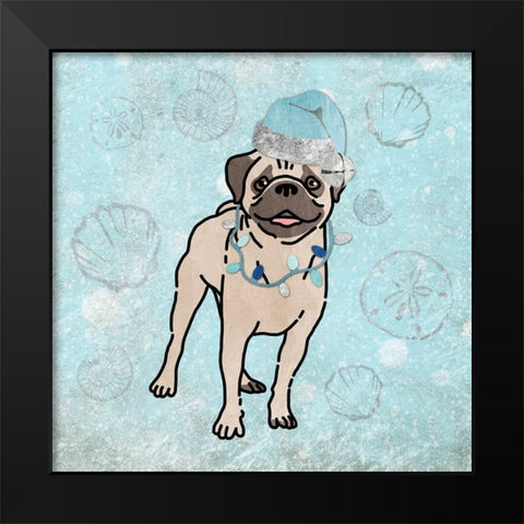Merry Seasmas 2 Black Modern Wood Framed Art Print by Prime, Marcus