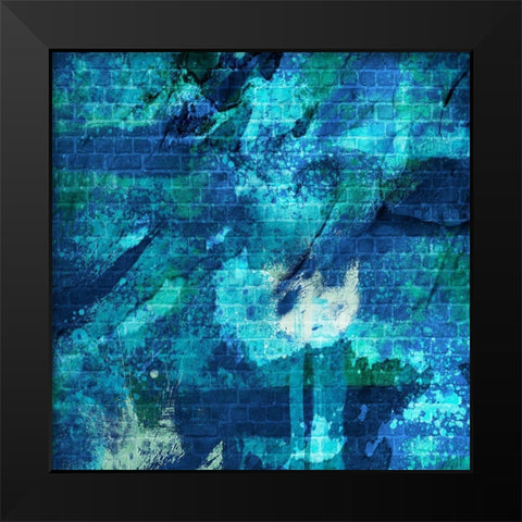 Urban Abstract Black Modern Wood Framed Art Print by Prime, Marcus