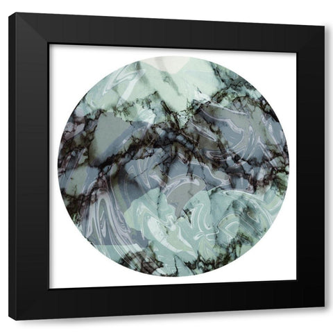 Evolutionary 1 Circle Black Modern Wood Framed Art Print with Double Matting by Prime, Marcus
