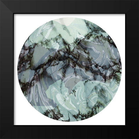 Evolutionary 1 Circle Black Modern Wood Framed Art Print by Prime, Marcus