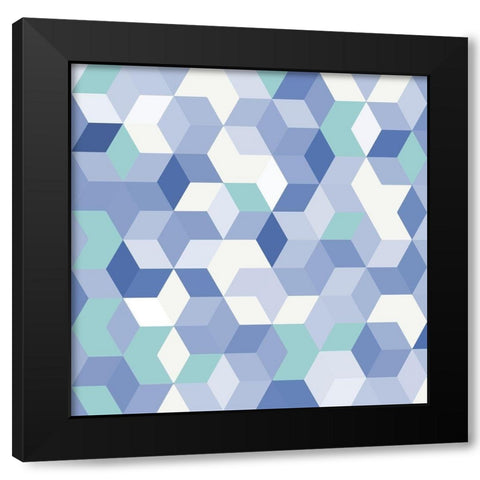Retro Splash 1 Black Modern Wood Framed Art Print by Prime, Marcus
