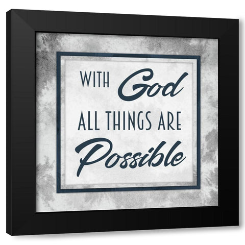 Possible Things Black Modern Wood Framed Art Print with Double Matting by Prime, Marcus