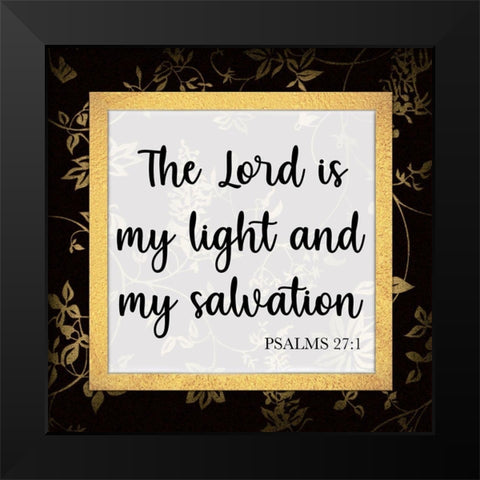 Lords Salvation Black Modern Wood Framed Art Print by Prime, Marcus