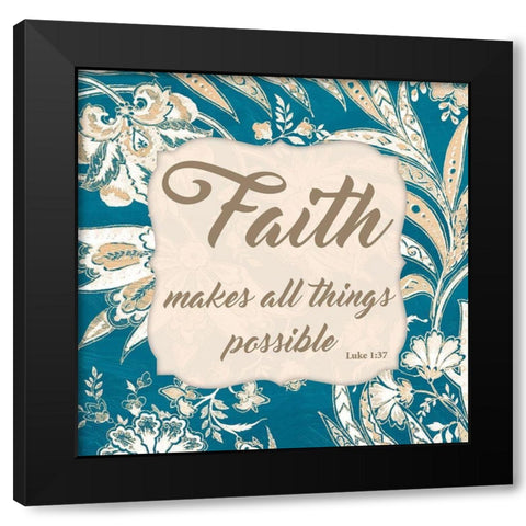 All Things Possible Black Modern Wood Framed Art Print with Double Matting by Prime, Marcus