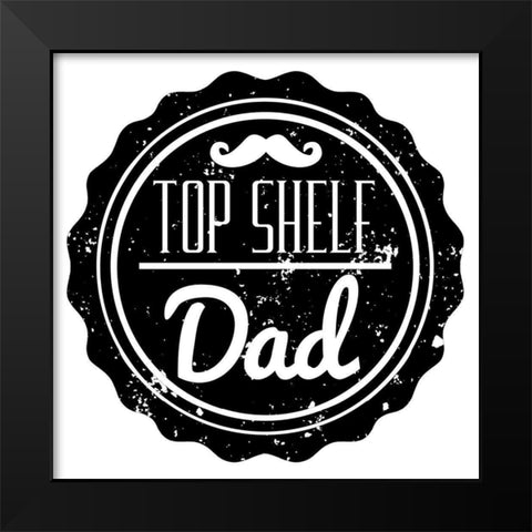 Top Shelf Black Modern Wood Framed Art Print by Prime, Marcus