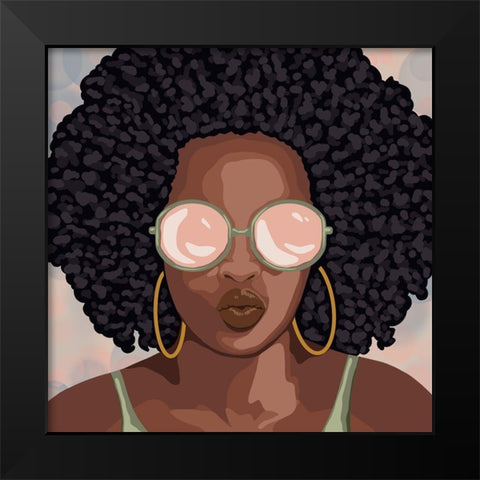 Beautiful Smooch 1 Black Modern Wood Framed Art Print by Prime, Marcus