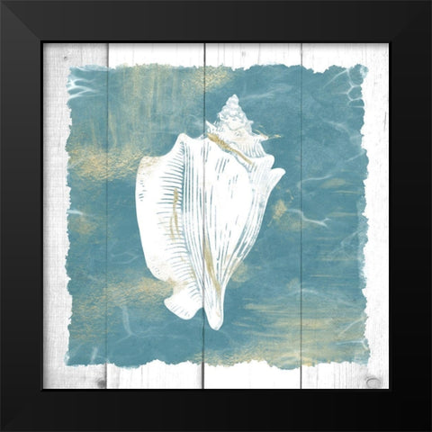 Coastal Embrace Black Modern Wood Framed Art Print by Prime, Marcus