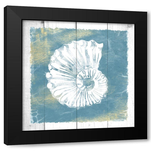 Coastal Embrace 5 Black Modern Wood Framed Art Print with Double Matting by Prime, Marcus