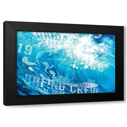 South Coast Curls 3 Black Modern Wood Framed Art Print with Double Matting by Miller, Savannah
