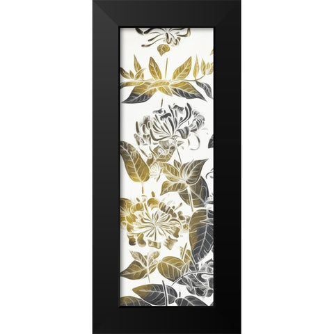 Look Through the Flowers One Black Modern Wood Framed Art Print by Villa, Mlli