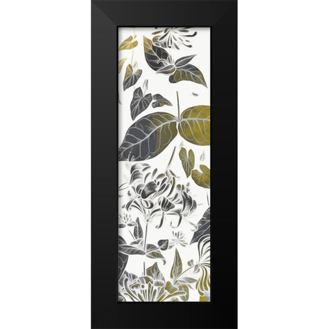 Look Through the Flowers Two Black Modern Wood Framed Art Print by Villa, Mlli