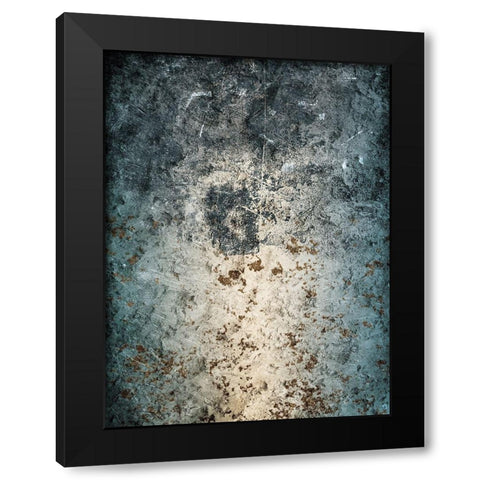Cloudy Mess Black Modern Wood Framed Art Print with Double Matting by Villa, Mlli
