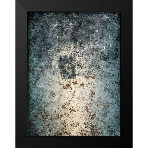 Cloudy Mess Black Modern Wood Framed Art Print by Villa, Mlli