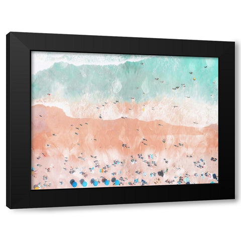 Bright Beaching Out  Black Modern Wood Framed Art Print with Double Matting by Villa, Mlli