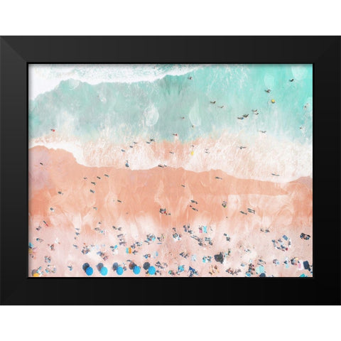 Bright Beaching Out  Black Modern Wood Framed Art Print by Villa, Mlli