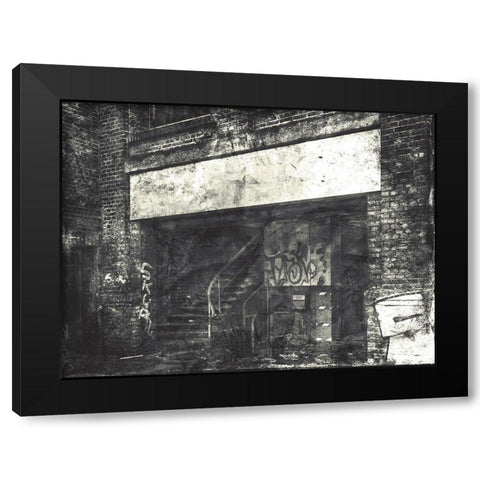 Industrial Life Mate Black Modern Wood Framed Art Print with Double Matting by Villa, Mlli