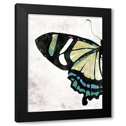 Fun Fly Black Modern Wood Framed Art Print by Villa, Mlli