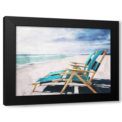 Enjoy The Feeling Black Modern Wood Framed Art Print with Double Matting by Villa, Mlli