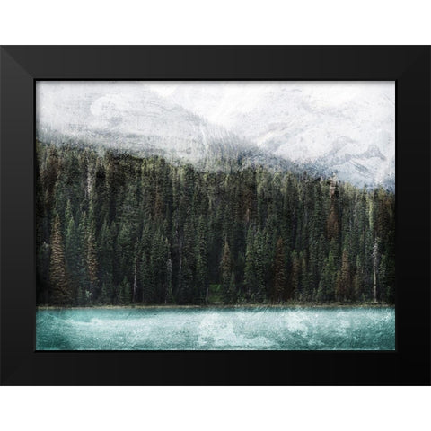 Look At The Trees Black Modern Wood Framed Art Print by Villa, Mlli