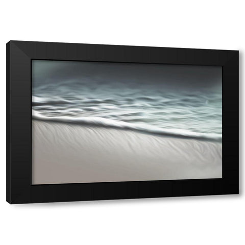 Water Cool Abstracts Black Modern Wood Framed Art Print by Villa, Mlli