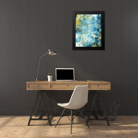 Stem Growth Black Modern Wood Framed Art Print by Villa, Mlli