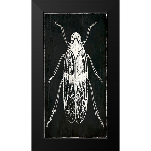 Bug Life One Black Black Modern Wood Framed Art Print by Villa, Mlli