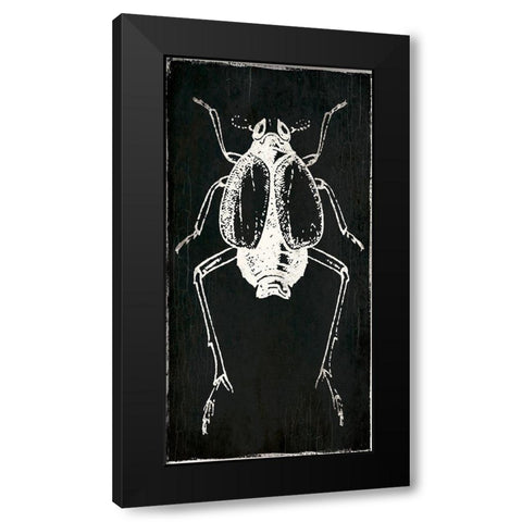 Bug Life Two Black Black Modern Wood Framed Art Print with Double Matting by Villa, Mlli