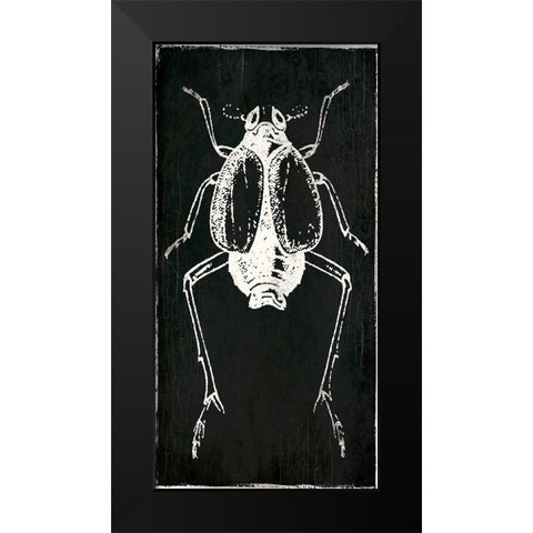 Bug Life Two Black Black Modern Wood Framed Art Print by Villa, Mlli