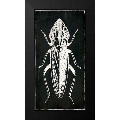 Bug Life Three Black Black Modern Wood Framed Art Print by Villa, Mlli