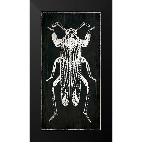 Bug Life Four Black Black Modern Wood Framed Art Print by Villa, Mlli