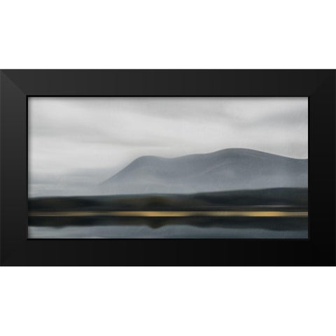 See Through The Fog Black Modern Wood Framed Art Print by Villa, Mlli