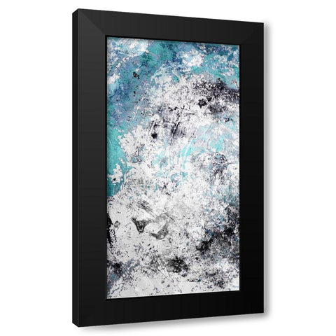 Chaotic Calm One Black Modern Wood Framed Art Print with Double Matting by Villa, Mlli