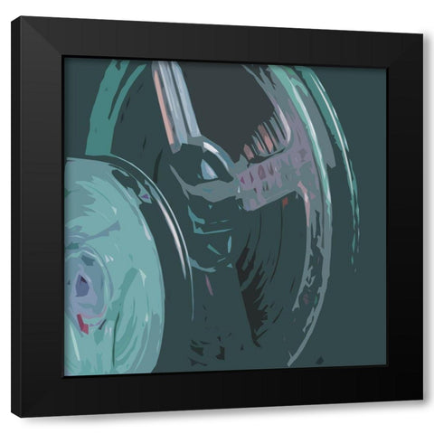 Calm Media Two Black Modern Wood Framed Art Print with Double Matting by Villa, Mlli