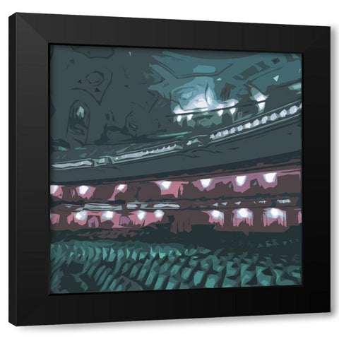 Calm Media Four Black Modern Wood Framed Art Print by Villa, Mlli