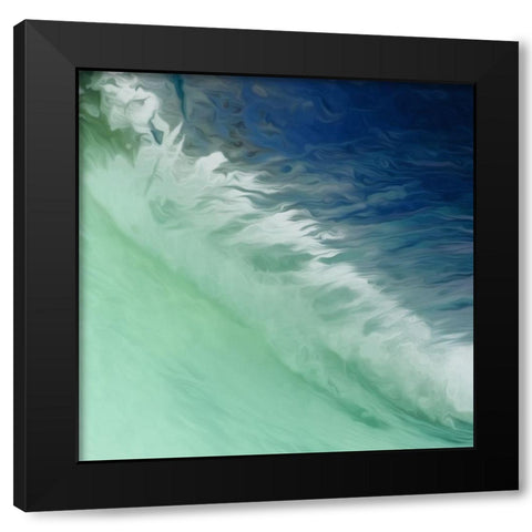 Water Meet Black Modern Wood Framed Art Print with Double Matting by Villa, Mlli